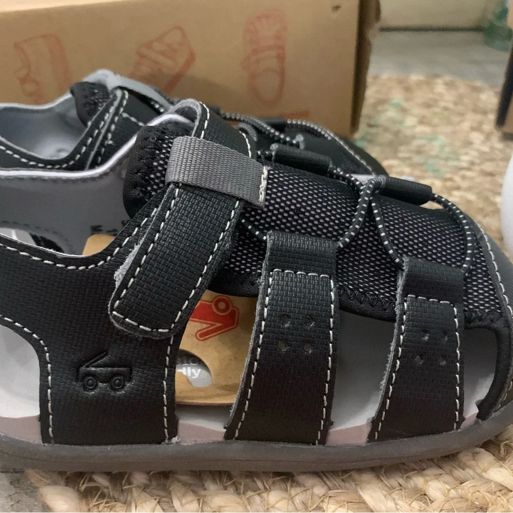 See Kai Run Kids Sandals - Gray and Black - Picture 4 of 5